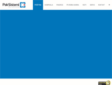 Tablet Screenshot of paksistemi.com